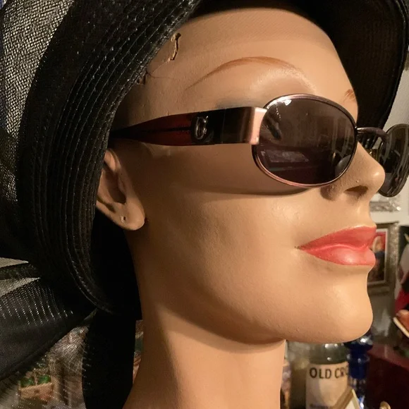 Beautiful Brown Copper Frame Gianni Versace Vintage Sunglasses! - Picture 15 of 16